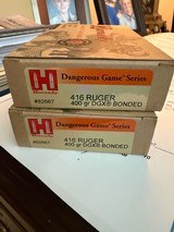 Ruger 416 400 gr DGX Bonded Ammunition - Image 1 of 1