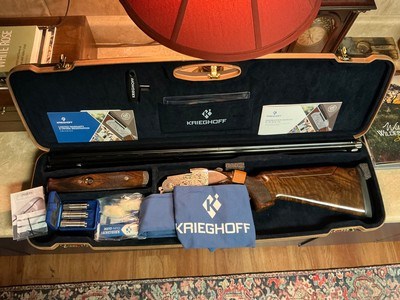 Krieghoff K-80 T/F Sporting Eleganza Nitride Engraving 32