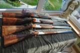 Unique Offering, Belgium Browning Superposed Graded Superlight Comprised 4 Gun Set - 1 of 15