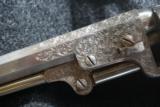 Scarce Factory Engraved Colt Model 1849 Silver Finish - 5 of 19