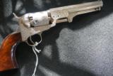 Scarce Factory Engraved Colt Model 1849 Silver Finish - 7 of 19