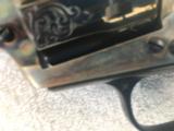 Colt SAA 2nd Gen. .357 Mag. 5 1/2" bbl.
late Bill Mains engraved. - 19 of 24
