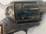 Colt SAA 2nd Gen. .45. 5 1/2" bbl. Letter. Late
Bill Mains engraved. - 11 of 22