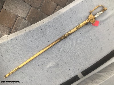 LOWER PRICE Near Perfect Mexican War Militia Staff Sword - Image 10 of 25