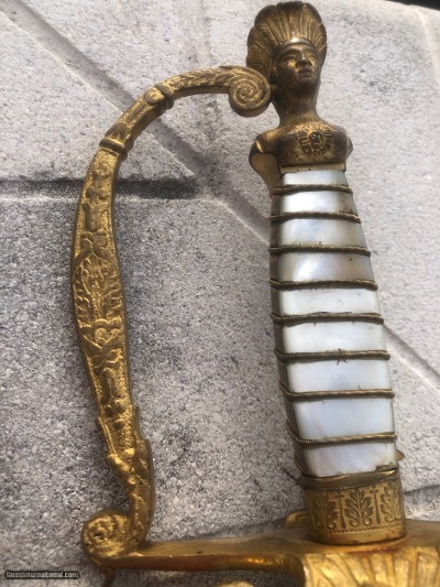 LOWER PRICE Near Perfect Mexican War Militia Staff Sword - Image 6 of 25
