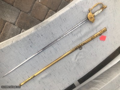 LOWER PRICE Near Perfect Mexican War Militia Staff Sword - Image 19 of 25