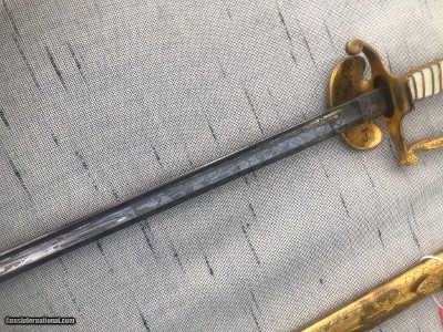 LOWER PRICE Near Perfect Mexican War Militia Staff Sword - Image 23 of 25