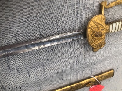 LOWER PRICE Near Perfect Mexican War Militia Staff Sword - Image 20 of 25