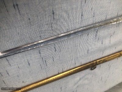 LOWER PRICE Near Perfect Mexican War Militia Staff Sword - Image 11 of 25