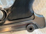 SALE PENDING. Mauser 1942BYF Luger “BLACK WIDOW” P 08 w/2 original mags and holster. - 4 of 25