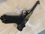 SALE PENDING. Mauser 1942BYF Luger “BLACK WIDOW” P 08 w/2 original mags and holster. - 2 of 25