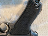 SALE PENDING. Mauser 1942BYF Luger “BLACK WIDOW” P 08 w/2 original mags and holster. - 5 of 25