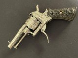 Scarce Tiny Folding Trigger Pinfire Revolver w/Period case. Interesting story. LOWER PRICE - 2 of 25