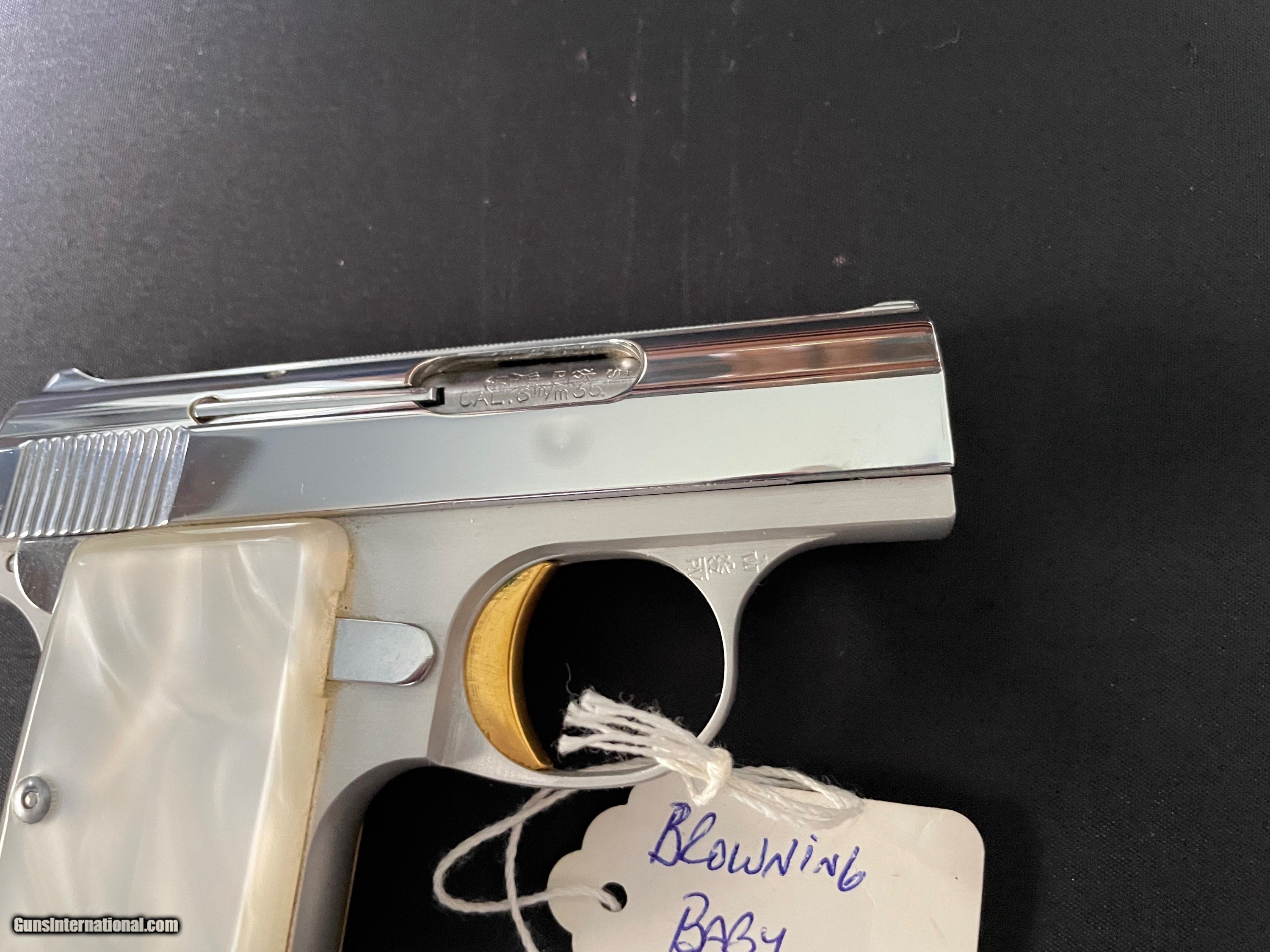 Incredible Belgium Baby Browning Chrome Plated Steel with Incredible Belgium Baby Browning Chrome Plated Steel with