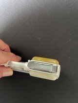 Incredible Belgium Baby Browning Chrome Plated Steel with Gold Trigger Last Year of Production. - 9 of 12