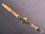 100+ Year old solid 18k Gold Omega Trench Full Hunter Officers Watch - 11 of 19