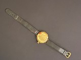 100+ Year old solid 18k Gold Omega Trench Full Hunter Officers Watch - 6 of 19