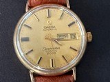 Rare Omega Mens Automatic Seamaster Cosmic 2000 day/date Solid 14k gold - 1 of 12