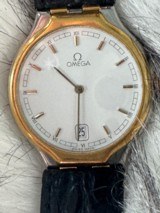 Men’s Stainless Steel Omega Deville Quartz date watch. - 1 of 5