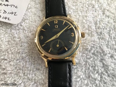 EVEN LOWER PRICE: Stunning Men’s Omega Bumper Automatic Vintage 1950s