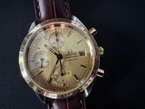 18K Gold Bezel Omega Speedmaster vintage Chronograph 38mm - 1 of 13