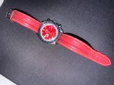 Limited Edition Omega Speedmaster Michael Schumacher Ferrari Red Automatic Mens Watch w/TIRE case and box. - 4 of 25