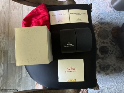 EVEN LOWER, LOWER PRICE. Limited Edition Omega Speedmaster Michael Schumacher Ferrari Red Automatic Mens Watch w/TIRE case and box. LOWER PRICE - Image 14 of 25
