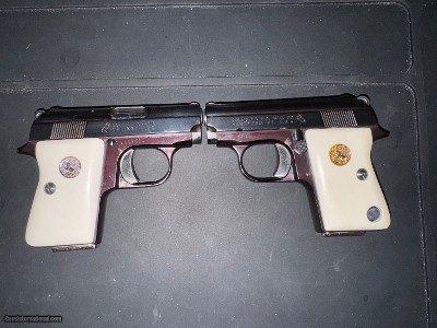 EVEN LOWER, LOWER PRICE. Scarce Colt Consecutively Number Pair .25 Semi Automatic Pistols Ivory Grips - Image 7 of 25