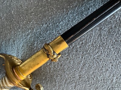Excellent condition USN 1852 Pattern Officers Sword - Image 14 of 25