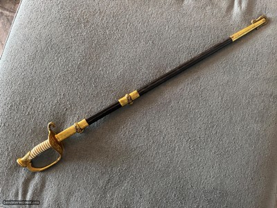 LOWER, LOWER PRICE! Excellent condition USN 1852 Pattern Officers Sword