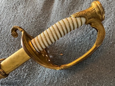 Excellent condition USN 1852 Pattern Officers Sword - Image 10 of 25