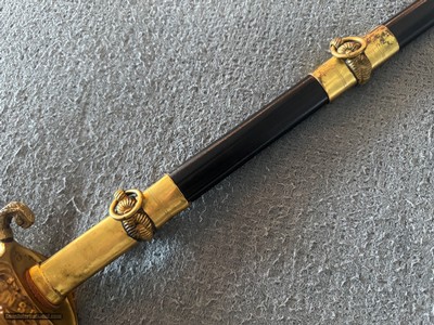 Excellent condition USN 1852 Pattern Officers Sword - Image 6 of 25