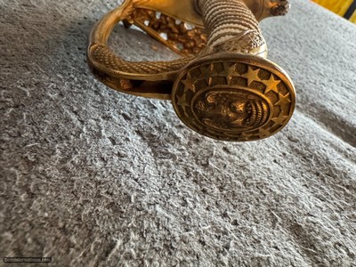 Excellent condition USN 1852 Pattern Officers Sword - Image 12 of 25