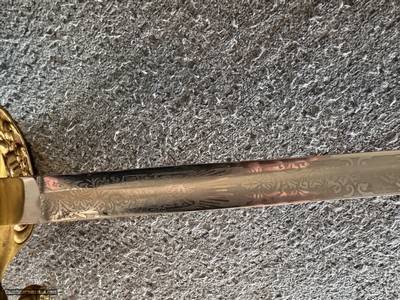 Excellent condition USN 1852 Pattern Officers Sword - Image 17 of 25
