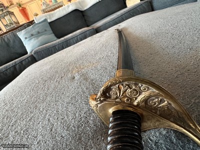 EVEN LIWER, LOWER PRICE Outstanding USMC Model 1875 NCO Presentation Sword - Image 13 of 25