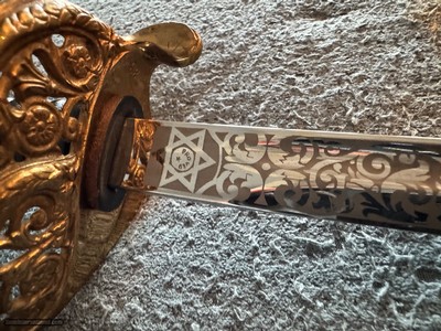 EVEN LIWER, LOWER PRICE Outstanding USMC Model 1875 NCO Presentation Sword - Image 17 of 25