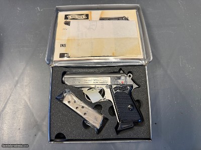 LOWER PRICE. ANIB Walther PPK 9MM Kurz/.380 ACP Box and papers.