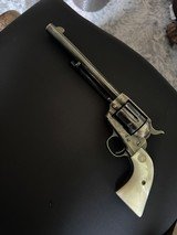 Interesting 1st. Generation Colt SAA .45 LC. 7 1/2” bbl. Long Flute cylinder. - 6 of 25