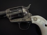 Interesting 1st. Generation Colt SAA .45 LC. 7 1/2” bbl. Long Flute cylinder. - 8 of 25