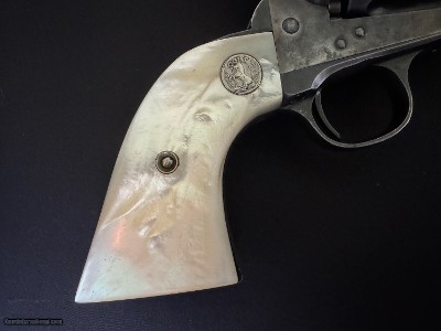 Lower price. Interesting 1st. Generation Colt SAA .45 LC. 7 1/2” bbl. Long Flute cylinder. - Image 3 of 25