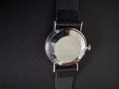 LOWER PRICE. Exquisite, RARE vintage Omega Seamaster De Ville solid 14k Gold case. - Image 15 of 17