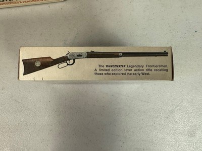 LOWER PRICE Rare Winchester Legendary Frontierman 38-55 ammo. 7 boxes, 1 in cellophane - Image 2 of 4