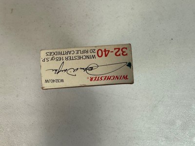 LOWER PRICED Hard to find Winchester John Wayne Commemorative 32-40 ammo. 5 boxes. - Image 6 of 6