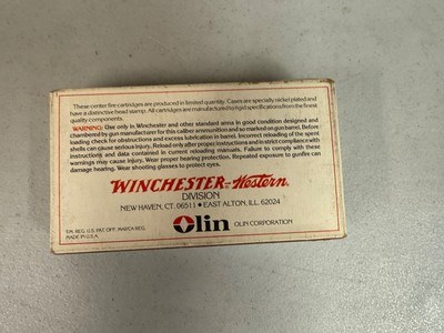 LOWER PRICE Vintage Winchester Oliver F. Winchester 38-55 ammo. 6 boxes. - Image 3 of 6