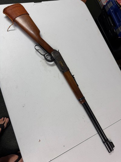 Interesting Winchester Model 94 Scroll Engraved, Saddle Ring, 30-30. 20”bbl.