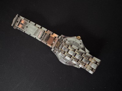 Stunning Vintage Omega Seamaster 120 18k Bezel, 18k/SS bracelet White Wave dial - Image 10 of 12