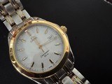 Stunning Vintage Omega Seamaster 120 18k Bezel, 18k/SS bracelet White Wave dial - Image 3 of 12