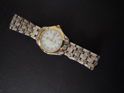 Stunning Vintage Omega Seamaster 120 18k Bezel, 18k/SS bracelet White Wave dial - Image 5 of 12