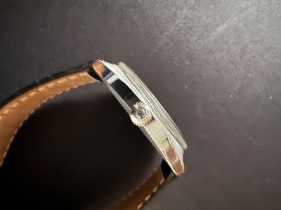NOT WORKING, but Beautiful Omega Seamaster Cosmic with rare ORIGINAL CROSSHAIR DIAL - Image 4 of 7