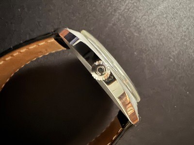 NOT WORKING, but Beautiful Omega Seamaster Cosmic with rare ORIGINAL CROSSHAIR DIAL - Image 7 of 7